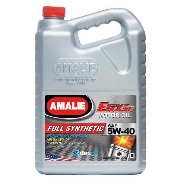 Amalie Oil® - Elixir™ SAE 5W-40 Synthetic Dexos2 Motor Oil, 1 Gallon
