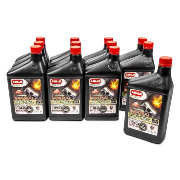 Amalie Oil® - Imperial Turbo™ SAE 10W-30 Synthetic Blend Motor Oil, 1 Quart x 12 Bottles