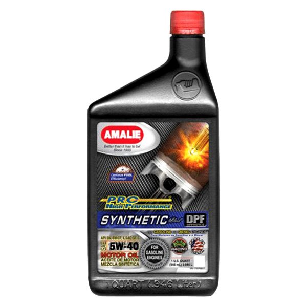 Amalie Oil® - Pro High Performance™ SAE 5W-40 Synthetic Blend Motor Oil, 1 Quart