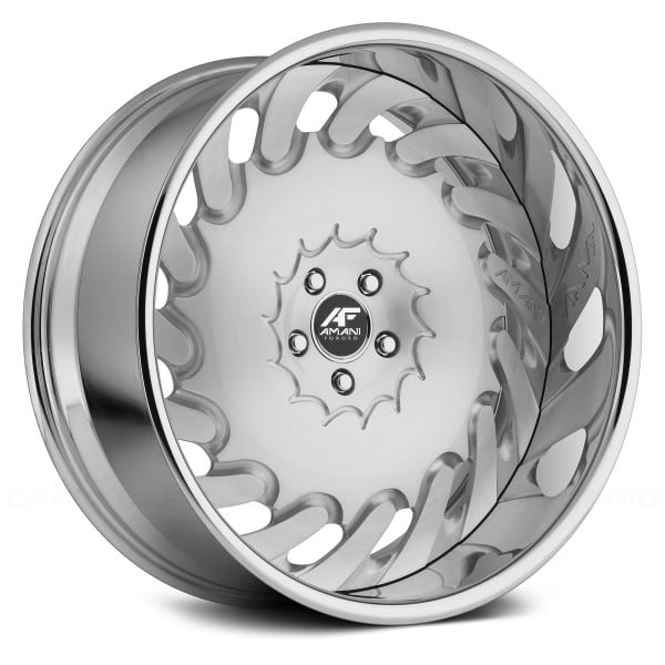 マンムー 　ARS10+ AMANI FORGED® ZUMA 2PC Wheels - Custom Finish with Chrome Lip Rims