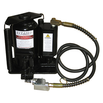 AME International® 14460 - Titan™ 20 t 9.7" to 18-1/2" Air/Hydraulic Bottle Jack