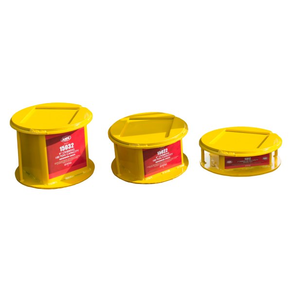 AME International® - 3-piece 100 t Yellow Steel Crib Stand Kit
