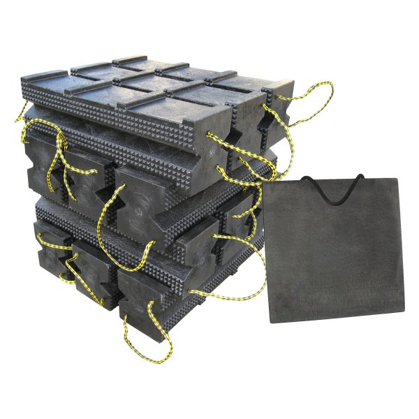 AME International® - Super Stacker™ 13-piece Cribbing Block Kit with Jack Plate