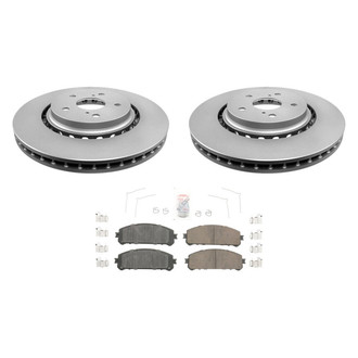 AmeriBRAKES® - AmeriPRO™ Plain Front Brake Kit with Ceramic Pads