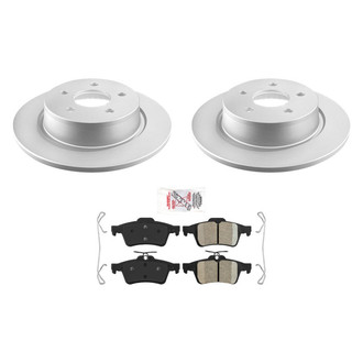 AmeriBRAKES® - AmeriPRO™ Plain Rear Brake Kit with Ceramic Pads