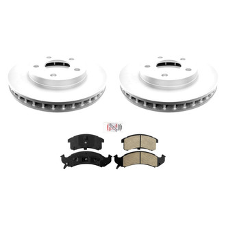 AmeriBRAKES® - AmeriPRO™ Plain Front Brake Kit with Semi-Metallic Pads