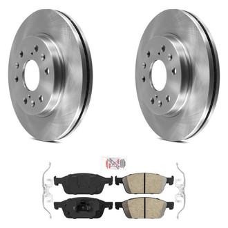 AmeriBRAKES® - AmeriPRO™ Plain Front Brake Kit with Ceramic Pads