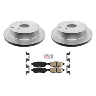 AmeriBRAKES® - AmeriPRO™ Plain Rear Brake Kit with Ceramic Pads