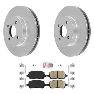 AmeriBRAKES® - AmeriPRO™ Plain Front Brake Kit with Ceramic Pads