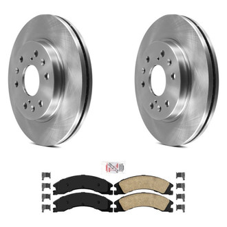 AmeriBRAKES® - AmeriPRO™ Plain Rear Brake Kit with Ceramic Pads