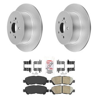 AmeriBRAKES® - AmeriPRO™ Plain Rear Brake Kit with Ceramic Pads