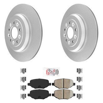 AmeriBRAKES® - AmeriPRO™ Plain Rear Brake Kit with Ceramic Pads