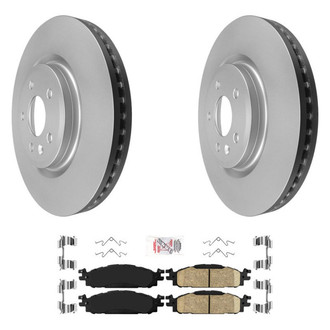 AmeriBRAKES® - AmeriPRO™ Plain Front Brake Kit with Ceramic Pads