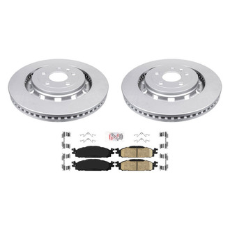 AmeriBRAKES® - AmeriPRO™ Plain Front Brake Kit with Ceramic Pads