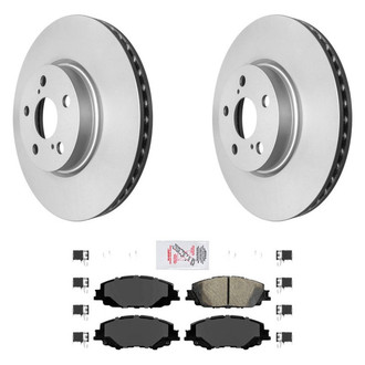 AmeriBRAKES® - AmeriPRO™ Plain Front Brake Kit with Ceramic Pads