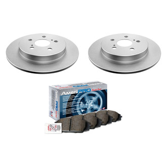 AmeriBRAKES® - AmeriPRO™ Plain Rear Brake Kit with Ceramic Pads