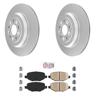 AmeriBRAKES® - AmeriPRO™ Plain Rear Brake Kit with Ceramic Pads