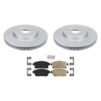 AmeriBRAKES® - AmeriPRO™ Plain Front Brake Kit with Ceramic Pads