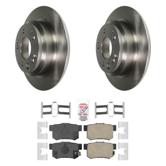 AmeriBRAKES® - AmeriPRO™ Plain Rear Brake Kit with Ceramic Pads