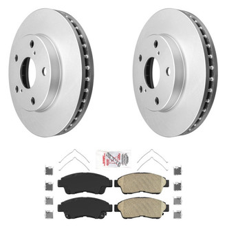 AmeriBRAKES® - AmeriPRO™ Plain Front Brake Kit with Ceramic Pads