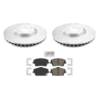 AmeriBRAKES® - AmeriPRO™ Plain Front Brake Kit with Ceramic Pads