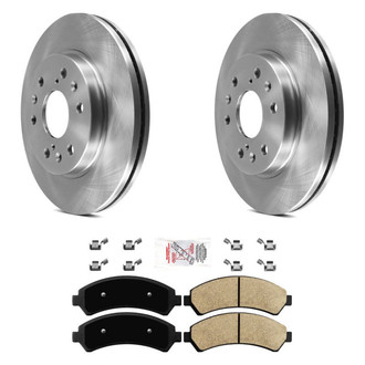 AmeriBRAKES® - AmeriPRO™ Plain Front Brake Kit with Ceramic Pads
