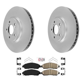 AmeriBRAKES® - AmeriPRO™ Plain Front Brake Kit with Ceramic Pads