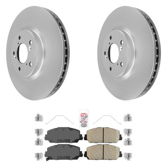 AmeriBRAKES® - AmeriPRO™ Plain Front Brake Kit with Ceramic Pads