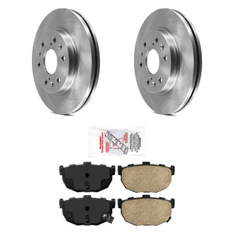 AmeriBRAKES® - AmeriPRO™ Plain Rear Brake Kit with Ceramic Pads