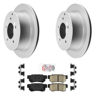 AmeriBRAKES® - AmeriPRO™ Plain Rear Brake Kit with Ceramic Pads