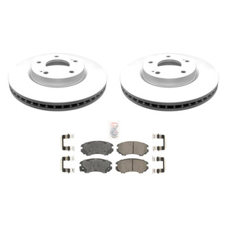 AmeriBRAKES® - AmeriPRO™ Plain Front Brake Kit with Ceramic Pads