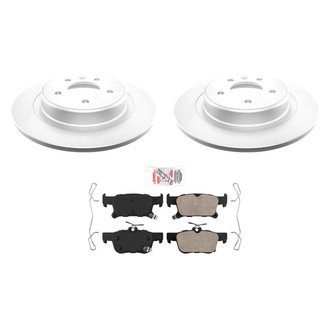 AmeriBRAKES® - AmeriPRO™ Plain Rear Brake Kit with Ceramic Pads