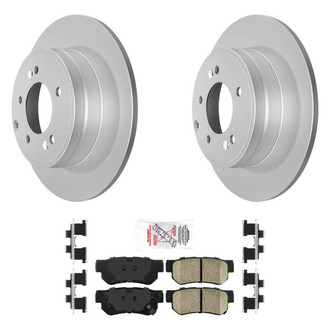 AmeriBRAKES® - AmeriPRO™ Plain Rear Brake Kit with Ceramic Pads