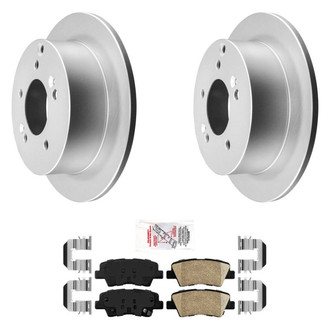 AmeriBRAKES® - AmeriPRO™ Plain Rear Brake Kit with Ceramic Pads