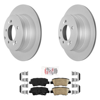 AmeriBRAKES® - AmeriPRO™ Plain Rear Brake Kit with Ceramic Pads
