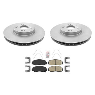 AmeriBRAKES® - AmeriPRO™ Plain Front Brake Kit with Ceramic Pads