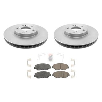 AmeriBRAKES® - AmeriPRO™ Plain Front Brake Kit with Ceramic Pads