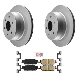 AmeriBRAKES® - AmeriPRO™ Plain Rear Brake Kit with Ceramic Pads
