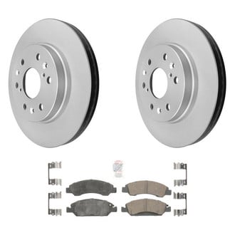 AmeriBRAKES® - AmeriPRO™ Plain Front Brake Kit with Ceramic Pads