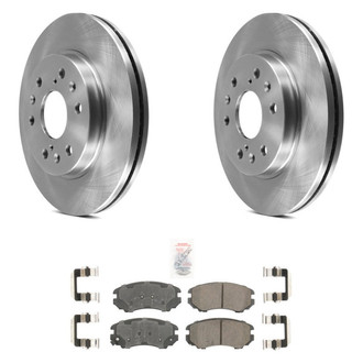 AmeriBRAKES® - AmeriPRO™ Plain Front Brake Kit with Ceramic Pads