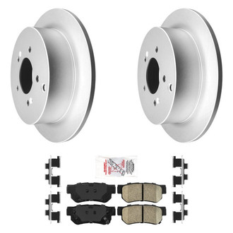 AmeriBRAKES® - AmeriPRO™ Plain Rear Brake Kit with Ceramic Pads