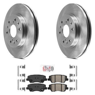 AmeriBRAKES® - AmeriPRO™ Plain Rear Brake Kit with Ceramic Pads