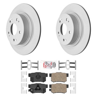 AmeriBRAKES® - AmeriPRO™ Plain Rear Brake Kit with Ceramic Pads