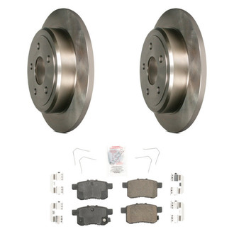 AmeriBRAKES® - AmeriPRO™ Plain Rear Brake Kit with Ceramic Pads