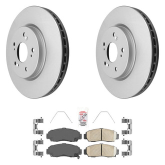 AmeriBRAKES® - AmeriPRO™ Plain Front Brake Kit with Ceramic Pads