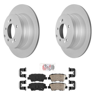 AmeriBRAKES® - AmeriPRO™ Plain Rear Brake Kit with Ceramic Pads