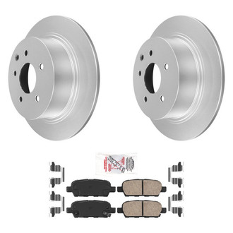 AmeriBRAKES® - AmeriPRO™ Plain Rear Brake Kit with Ceramic Pads