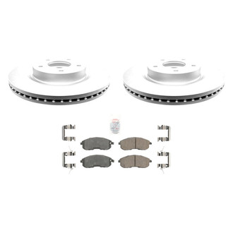 AmeriBRAKES® - AmeriPRO™ Plain Front Brake Kit with Ceramic Pads