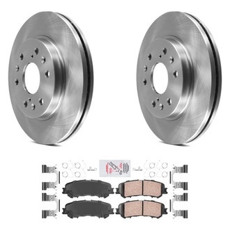 AmeriBRAKES® - AmeriPRO™ Plain Rear Brake Kit with Ceramic Pads