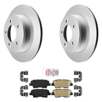 AmeriBRAKES® - AmeriPRO™ Plain Rear Brake Kit with Ceramic Pads